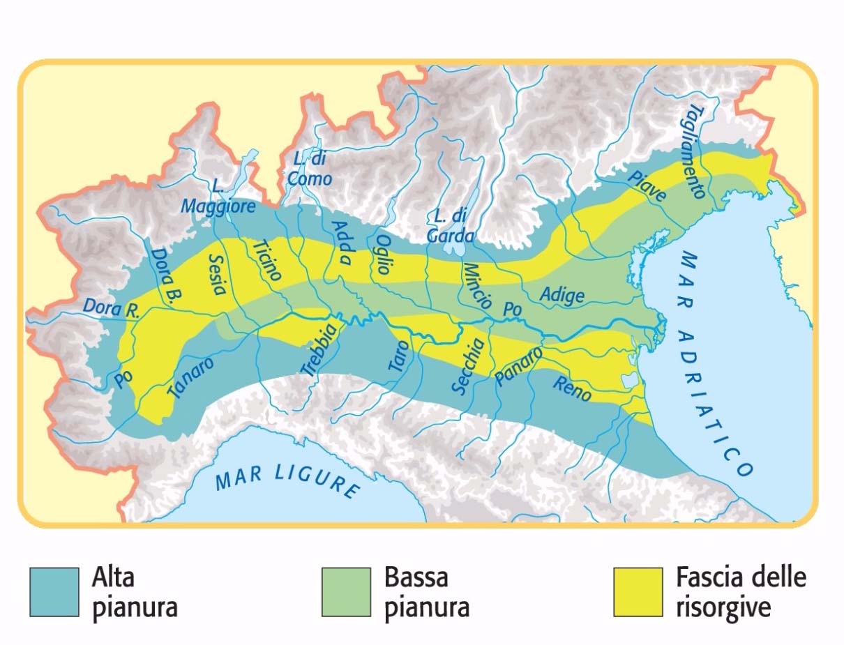 Zone della Pianura Padana