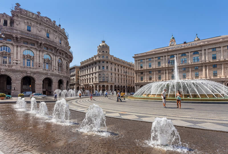 Genova, piazza dei Ferrari