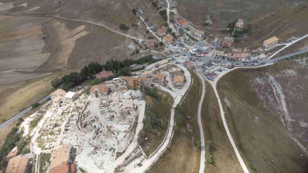 Castelluccio Norcia dopo il terremoto