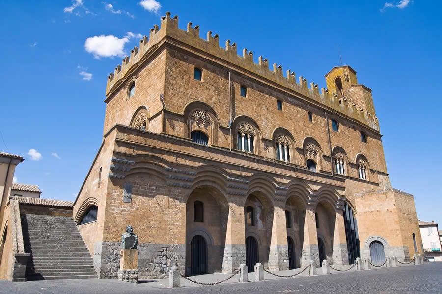 Il palazzo del Popolo a Orvieto