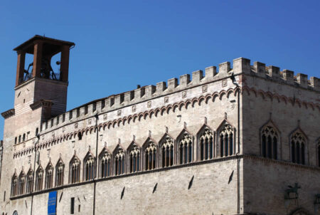 Il palazzo dei Priori a Perugia
