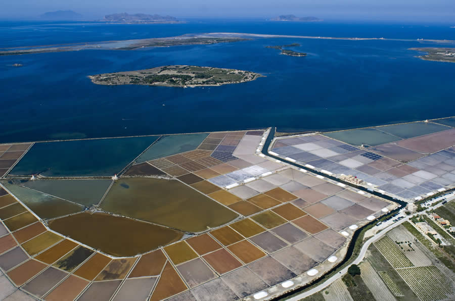 Trapani, saline