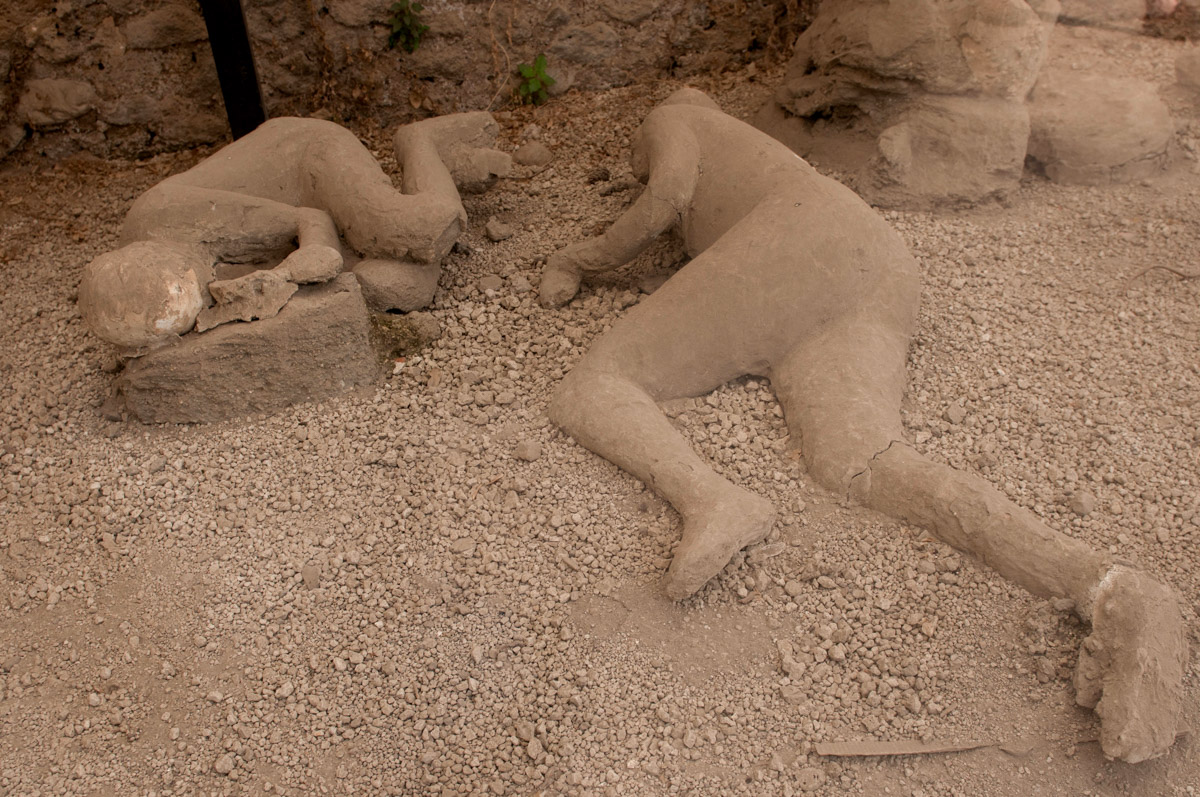 Calchi di gesso a Pompei