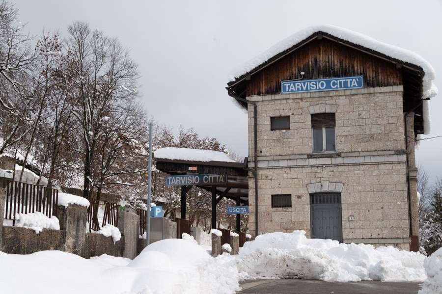 Tarvisio, vecchia stazione dei treni