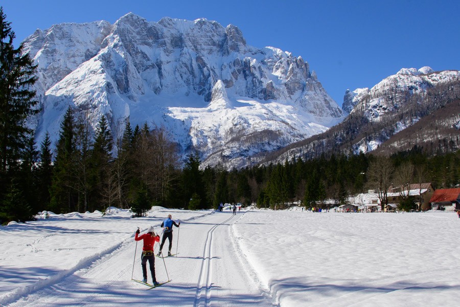 Sci da fondo in Val Saisera