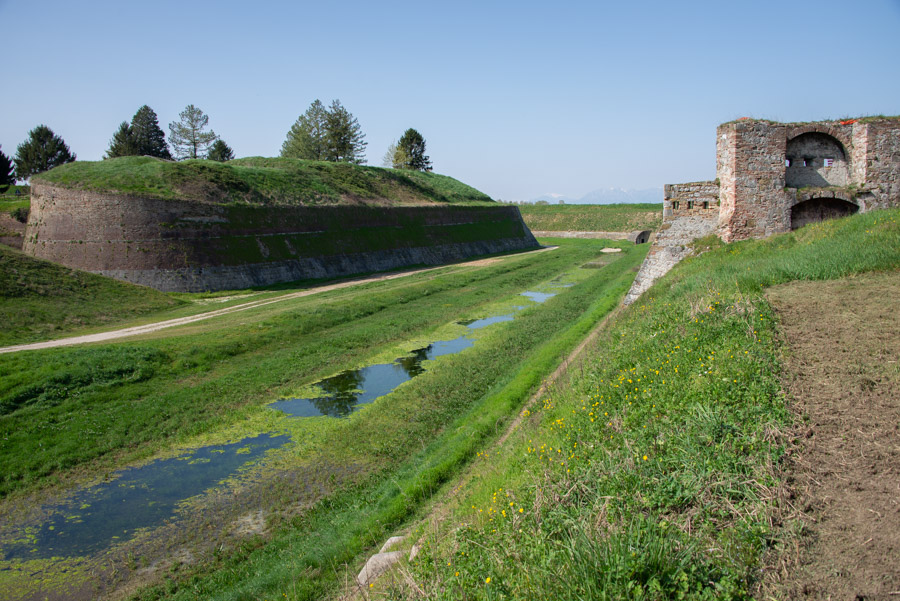 Palmanova, fossati attorno alla città.