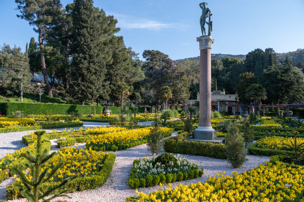 Il parco del Castello di Miramare