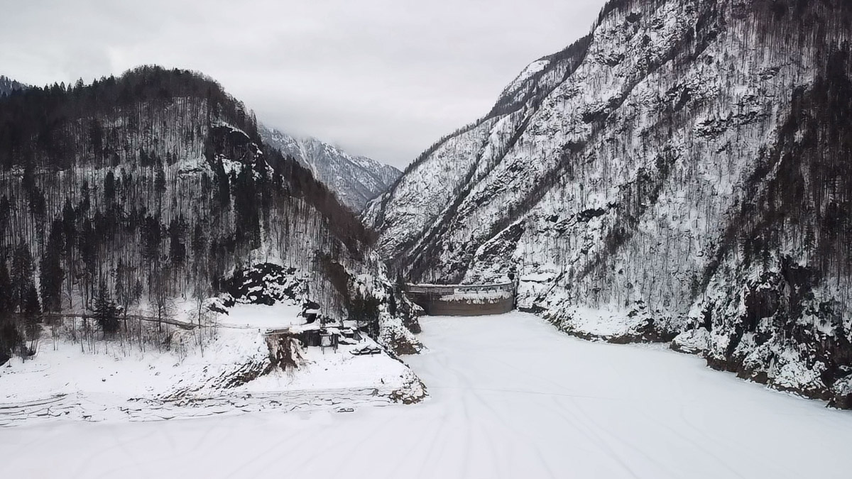 Il Lago di Sauris in inverno