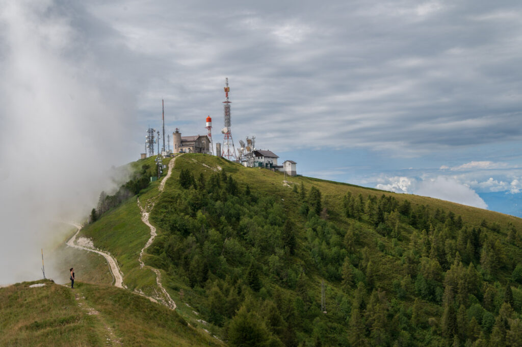 Il Nevegal: vista sul Col Visentin