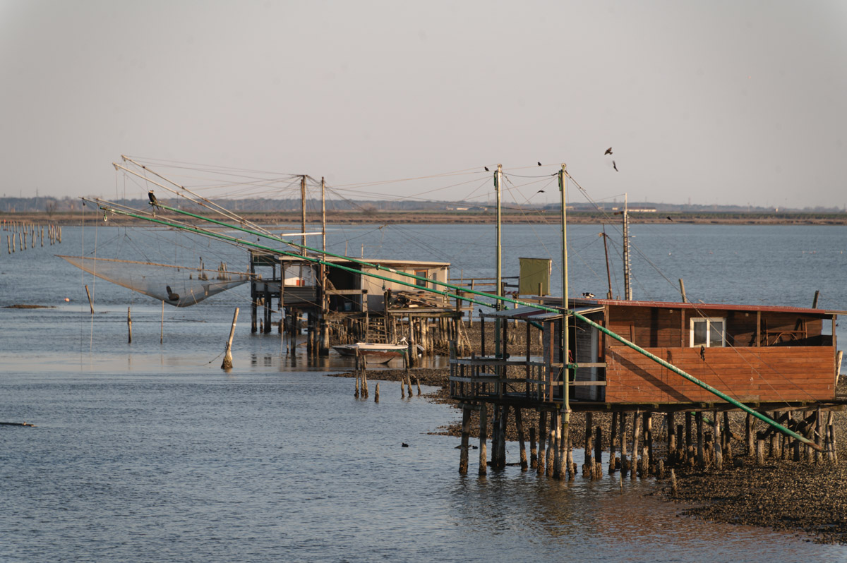 Capanni da pesca a Comacchio