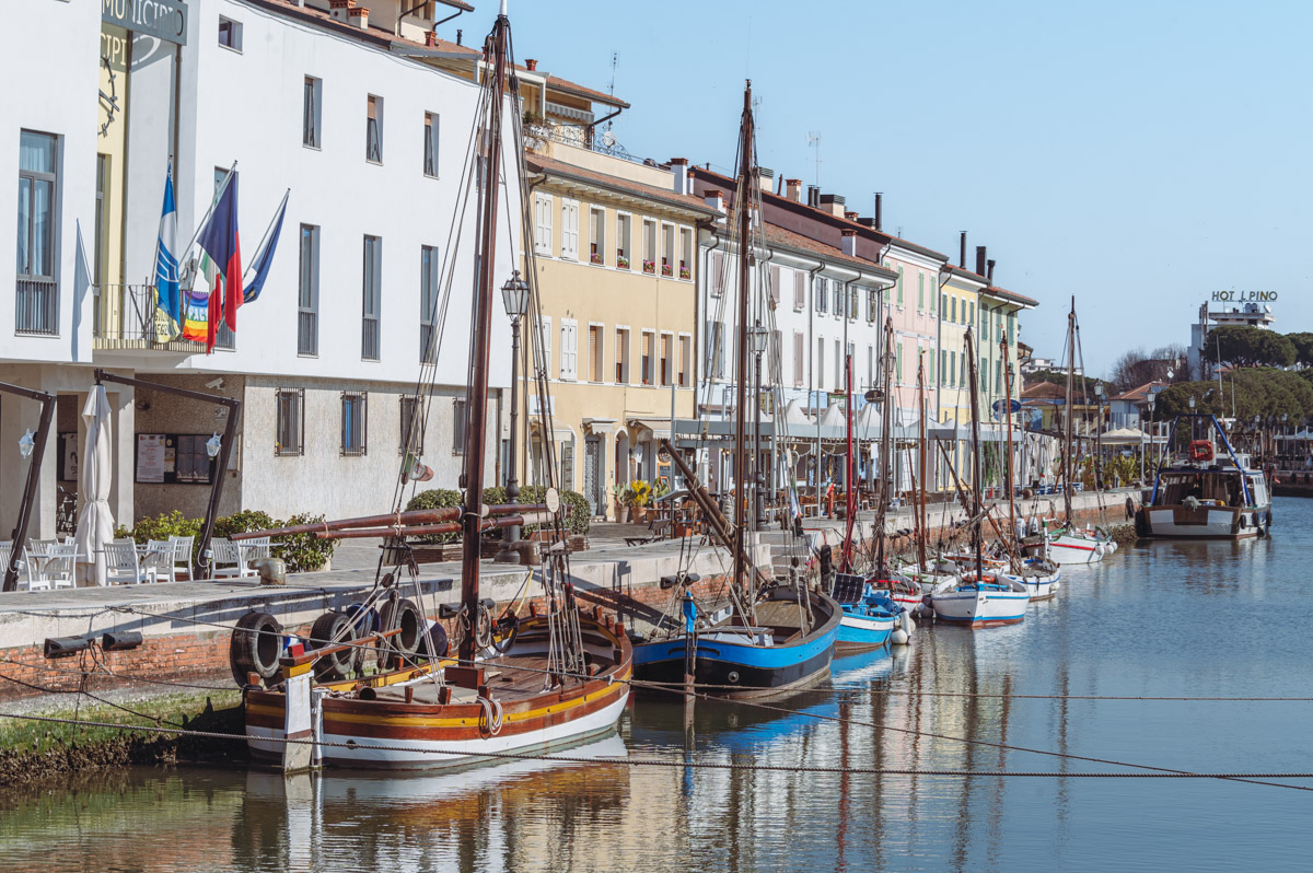 Il canale leonardesco a Cesenatico