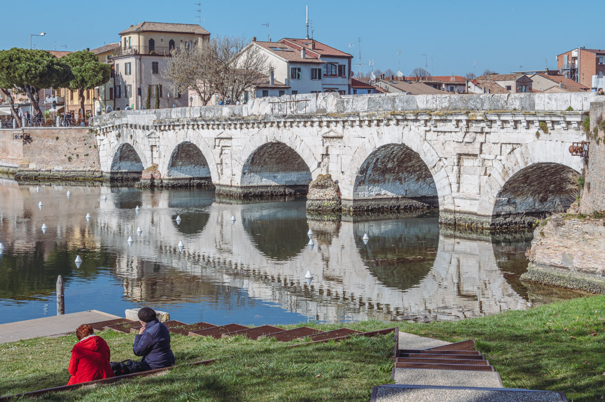 Il ponte di Tiberio a Rimini