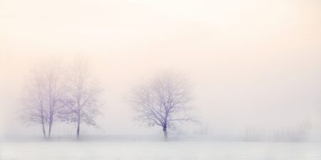 Solstizio d'inverno: paesaggio invernale