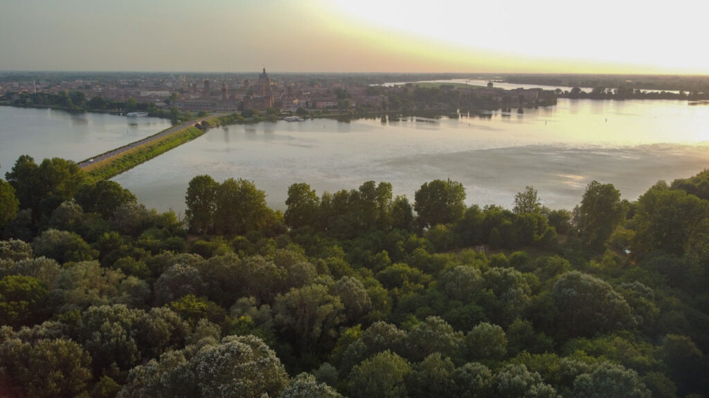 Il fiume Mincio presso Mantova