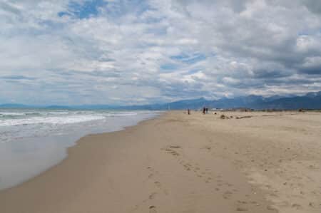 spiaggia in Versilia