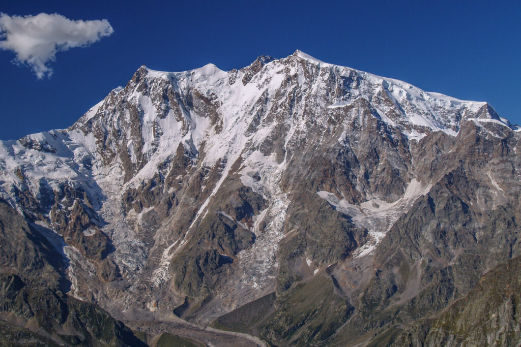 Il monte Rosa (versante est del massiccio)