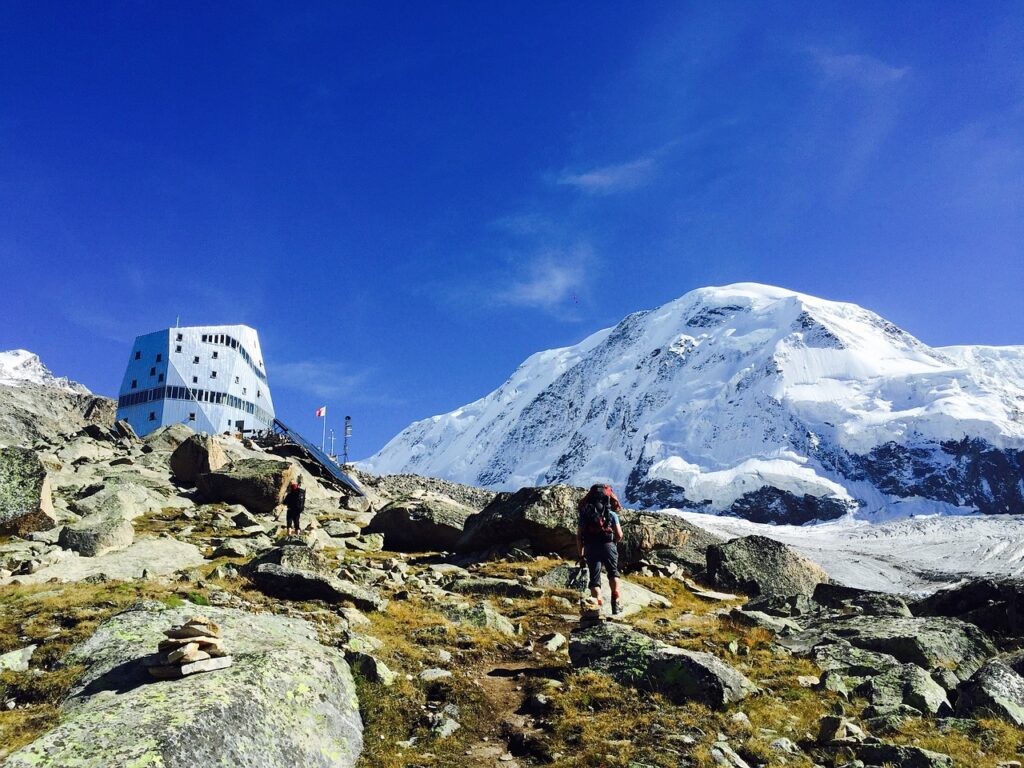 il rifugio Monte Rosa (Svizzera)