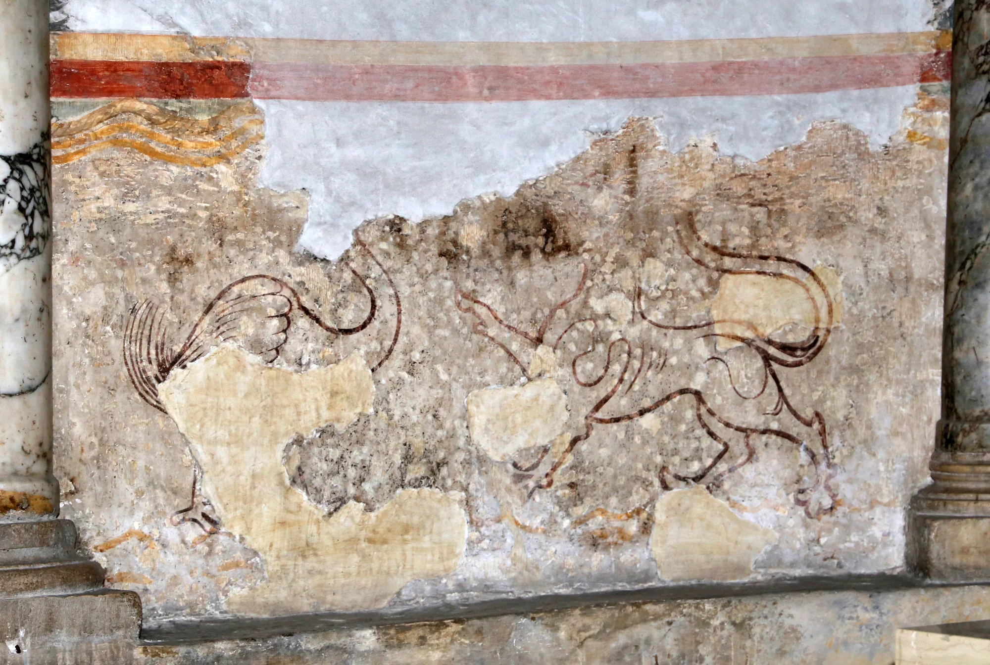 Gli affreschi del Trecento con le storie di San Giusto nell'abside della cattedrale di Trieste