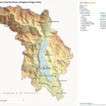 Cartina turistica: Orta San Giulio, Omegna e il lago d'Orta, con paesi, natura e luoghi d'arte e di storia