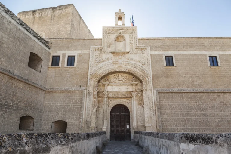 L'ingresso del castello di Copertino